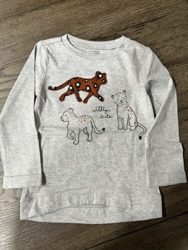 Legging And 2 Tops Simply joys By Carter Size 2T, Leapard Print 3 Piece Set NEW - Picture 5 of 9