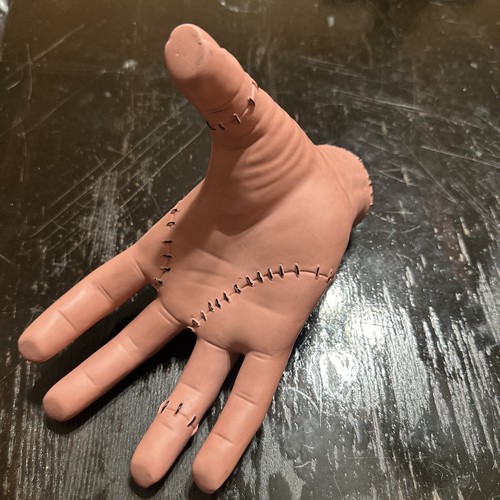 Wednesday Addams Family Thing Hand from Halloween Cosplay Hand Decoration Scary - Picture 3 of 3