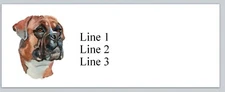 30 Personalized Address Labels Boxer Dog (P 864)