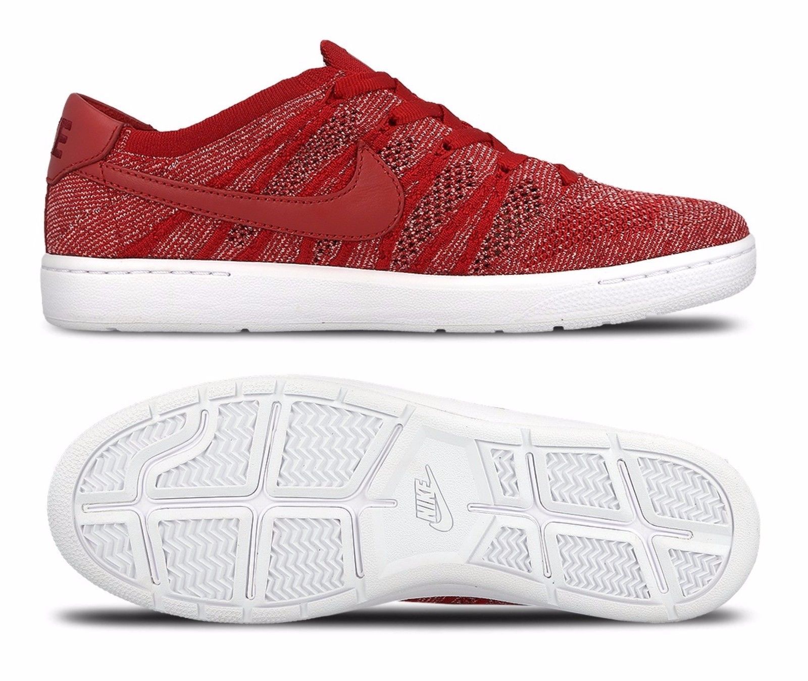 NEW Nike Court Tennis Tennis Tennis Classic Ultra Flyknit Mens Athletic shoes, Red, 830704-600 54aef9 NEW Nike Court Tennis Tennis Tennis Classic Ultra Flyknit Mens Athletic shoes, Red, 830704-600 54aef9