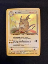 Raichu 14/62 Holo Fossil - LIGHT PLAY/GREAT (WOTC, 1999)
