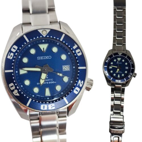 ▶️ Seiko PROSPEX SBDC033 Automatic Diver 200m Mint Condition Box Manual Extra Li - Picture 7 of 18