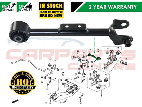 For Honda Cr V 2 0 2 2 02 07 Upper Right Suspension Wishbone Track Control Arm Ebay