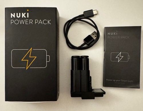 Nuki Power Pack - Wiederaufladbarer Akku für alle Nuki Smart Lock - schwarz