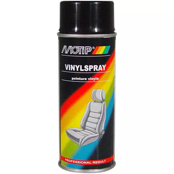 MOTIP 04066 Vinyl-Spray Textil-Spray Pflege für Autositze aus Kunstleder Schwarz MOTIP 04066 Vinyl-Spray Textil-Spray Pflege für Autositze aus Kunstleder Schwarz