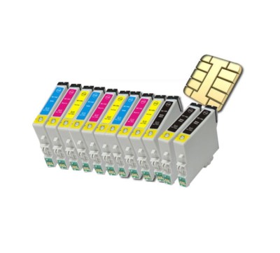 12 Druckerpatronen für Epson Stylus SX110 SX210/SX215/SX218 (kein original Epson
