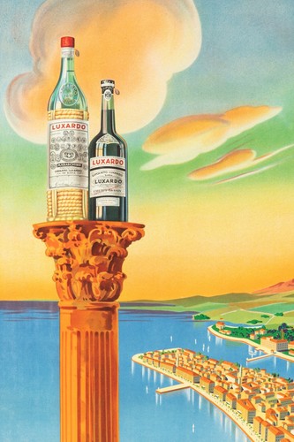 Affiche Originale - Raverta - Luxardo - Maraschino - Zara Croatie - Liqueur 1939 - Photo 2/5