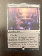 2022 MTG NEO #278 Takenuma, Abandoned Mire Rare NM