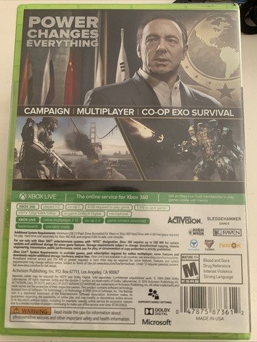 Call of Duty: Advanced Warfare (Xbox 360, 2014) komplett getestet funktioniert - Bild 2 von 2