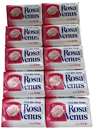 Jabon Rosa Venus Rosado Classic 150 g / 5.3 oz Soap Bar, 2, 4,6,10,20 or 40 Pack - Picture 6 of 16