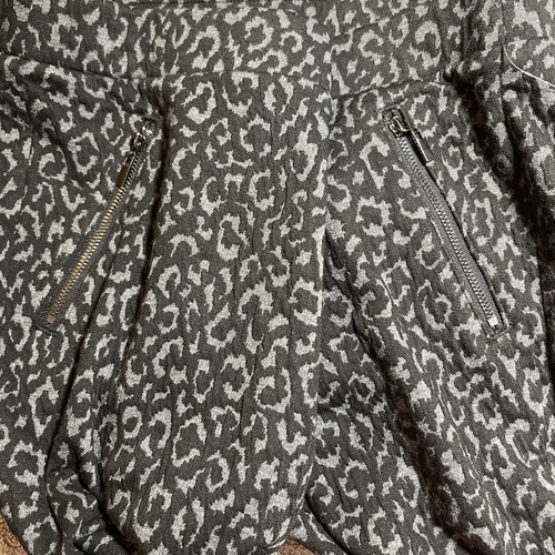 MAISON JULES, Sz 1X, Leopard Print, Skinny Leg Pants w/Zipper Faux Pockets.  NEW - Picture 7 of 11