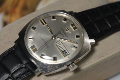 Vintage 60er Jahre Longines WITTNAUER 11KAS Geneve S.S Automatic Herrenuhr - Bild 2 von 12