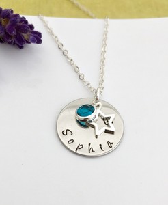 personalised children's name necklace