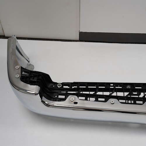 NEW Steel Rear Bumper Face Bar for 2019-2024 RAM 1500 w/ Single Exhaust Chrome - Picture 6 of 15