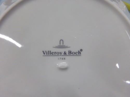 Villeroy & Boch 1748 Christmas Tree Santa in Sleigh Decorative Fruit Bowl RARE - Picture 4 of 4