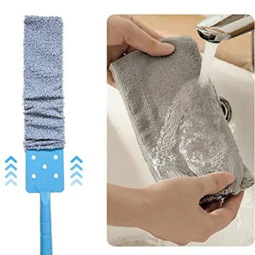 Staubwedel Set + 7 Mikrofasertücher zum Abstauben Besen Bürsten Waschen - Bild 6 von 10