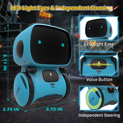 Kaekid Robots for Kids, Interactive Smart Robotic with Touch Sensor, Voice Contr - Picture 2 of 12