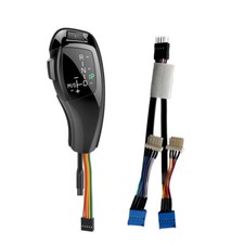 LED Schalthebel Automatik Schaltknauf Chrom Schwarz für BMW E90 E91 E92 E93 3er
