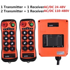 8 Button Hoist Crane Industrial Wireless Remote Control for Mine Drilling Rig 