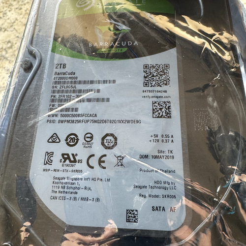 Disco duro interno SATA Seagate - Barracuda 2 TB para escritorio - Imagen 3 de 4