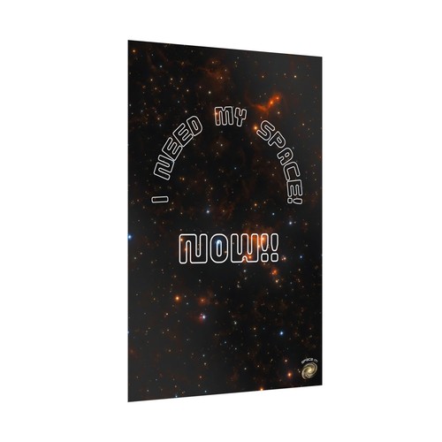 Gerolltes Weltraumposter, Need My Space, Wanddeko - Bild 4 von 9