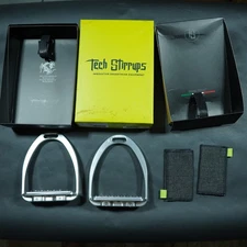 tech stirrups innovative equestrian equipment turin classic hunting sloped Italy