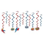 Beistle Hero Whirls - Heroes | Party Supply | Decoration