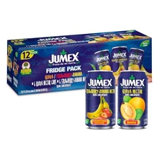 Jumex Strawberry Banana Guava Nectar Juice 11.3oz 12 Pack,