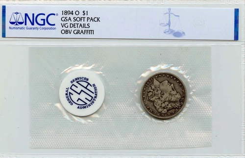1894-O Morgan Dollar GSA SOFT PACK S$1 NGC VG Details