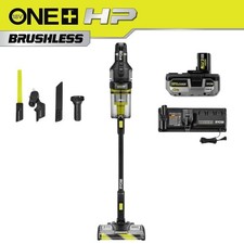 ONE+ HP 18V Cordless Advanced WHISPER Series Stick Vacuum Kit w/4.0 Ah Battery a