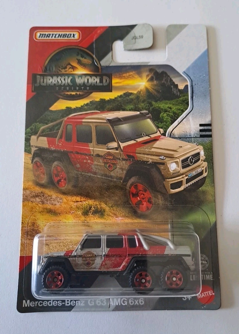 Matchbox Mercedes-Benz G 63 AMG 6x6 Jurassic World Rebirth