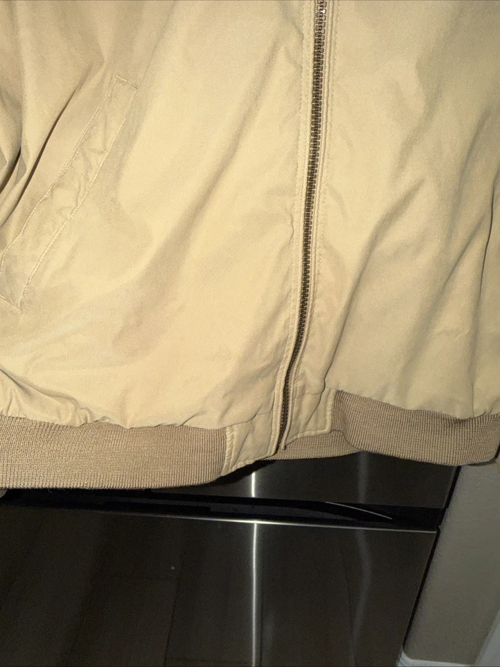 Weatherproof Garment Company Vintage Tan Bomber Style Jacket Large - Image 4 of 4