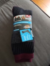 Dickies Crew Socks Performance Thermals 2 Pair cotton Blend Men's Size 6-12 New
