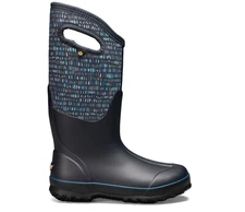 Bogs Women's Classic Tall Rainboot Rain Boot Twinkle Print Dark Blue Size 10