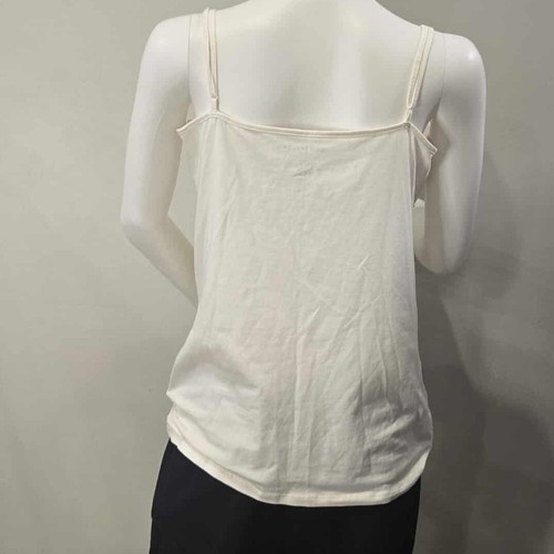 Ann Taylor Factory White Lace Cami Tank Top XL Floral Overlay Stretch Lined - Picture 13 of 13