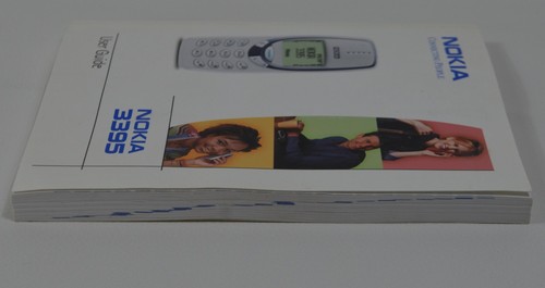 Nokia 3395 boîte/emballage et guide de l'utilisateur téléphone portable manuel cingulaire RARE VINTAGE - Photo 3 sur 10