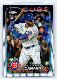 2024 Topps Chrome #174 Alexander Canario Raywave Refractors