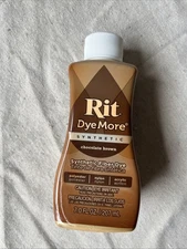 Rit DyeMore Chocolate Brown Synthetic Liquid Dye, 7-Ounce