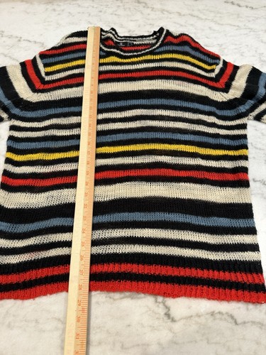 Volcom Women's Colorful Striped Knit Long Sleeve Sweater Size XL Skate Surf Rare - Picture 11 of 11
