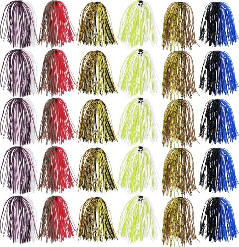Mehrfarbige Silikon Angelröcke - 30 Stück für Spinnerbaits und Buzzbaits - Bild 3 von 10
