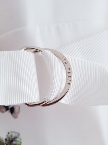 Abito midi Ted Baker Layli Gems Garden stampa floreale avorio taglia 5 UK 16 nuovo senza etichette - Foto 7 di 16