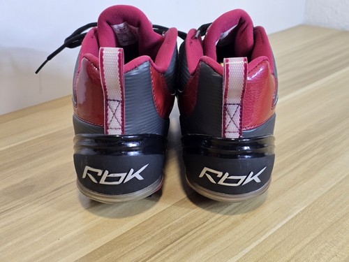 Reebok Sample FGT Equipment NFL Mens Football Boots Cleats Size UK 14 EU 50 Red - Picture 6 of 11
