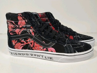 Vans x Stranger Things Sk8-Hi Shoes Friends Don't Lie Men's 9.5 Women's 11 NWOB