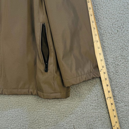 Calvin Klein Jacket Mens XXL Brown Full Zip Soft Shell Casual Outdoor Coat - Picture 5 of 12