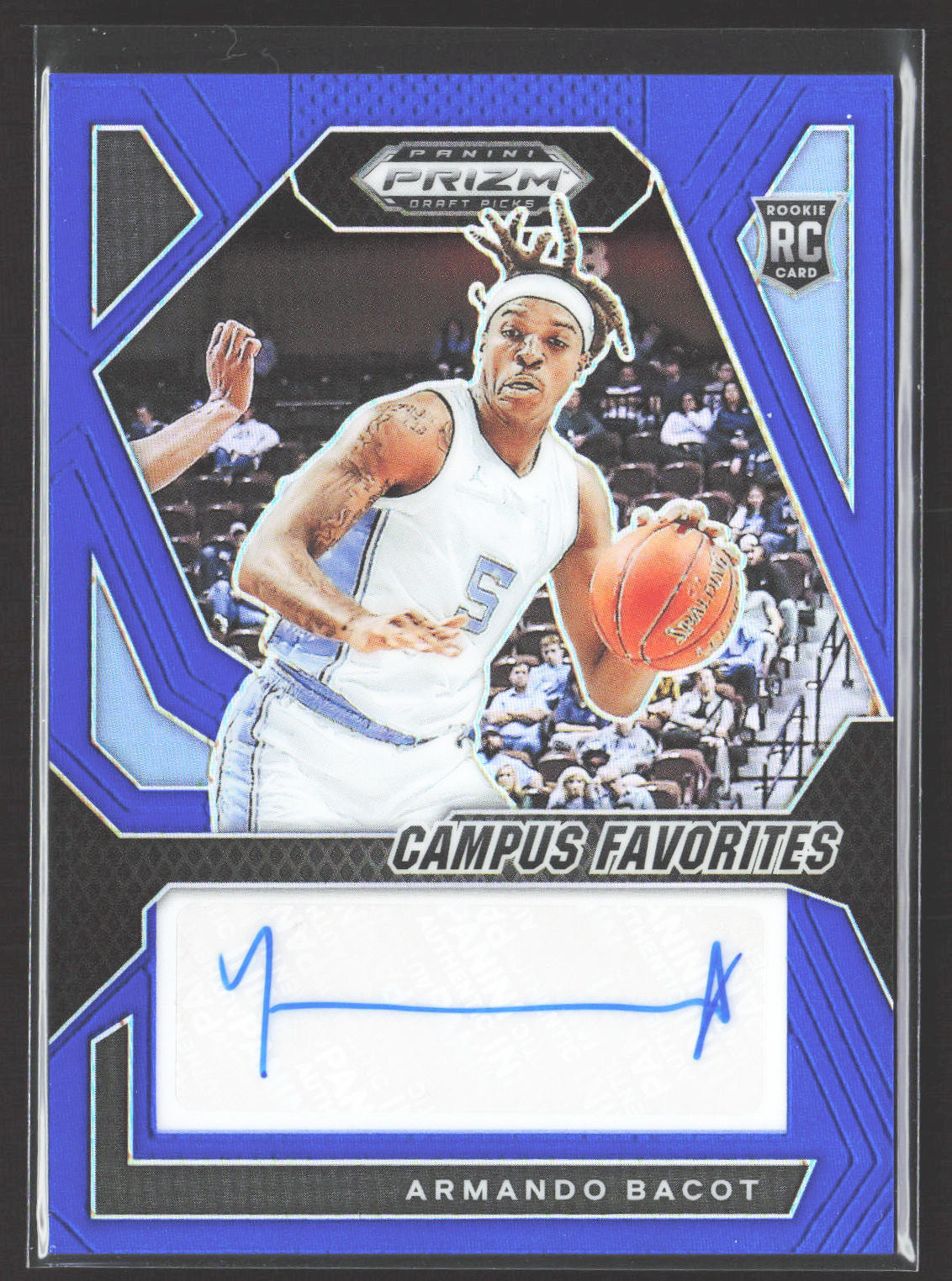 Armando Bacot 2024 Prizm Draft # Blue #/149 Campus Favorites North Carolina
