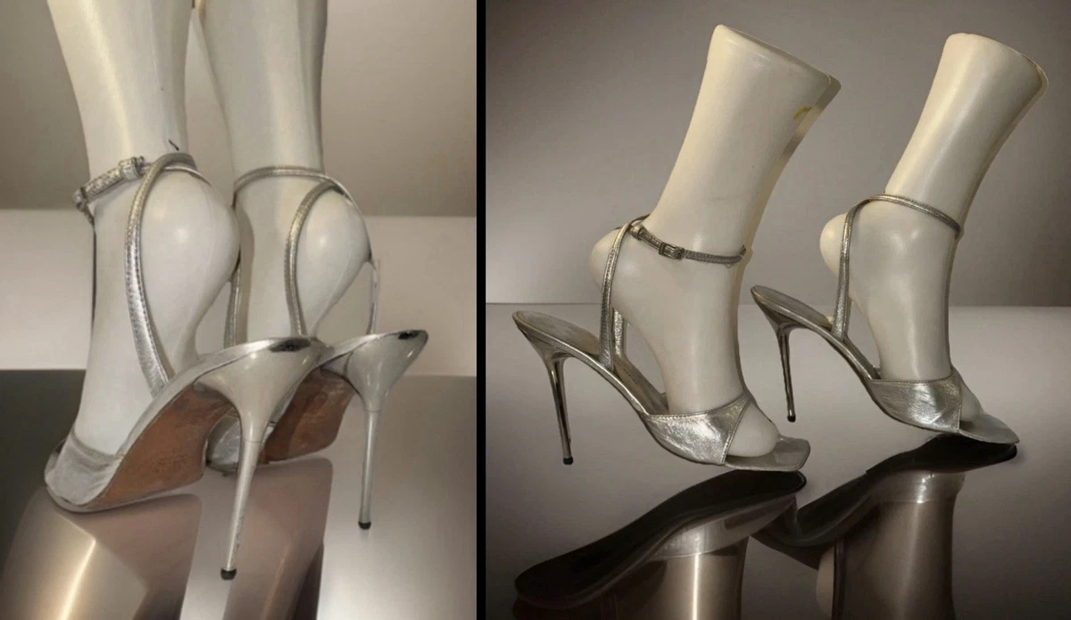 Giuseppe Zanotti Heels Silver for sale - eBay