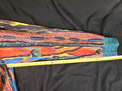 MAISON DE GARCON Mens SZ XL Designer Colorful Pants Streetwear Pockets Tie Waist - Picture 7 of 13