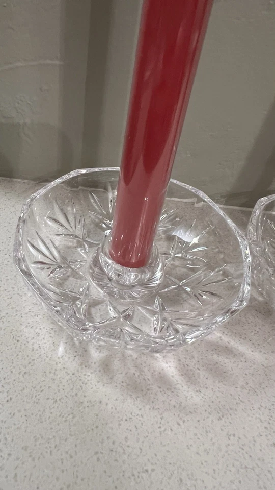 Debenhams 8 tovaglioli natalizi rossi e candele da pranzo Laura Ashley porta cristalli - Immagine 4 di 4