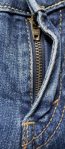 LEVIS Jeans 545 Mens W 34 L 31 Blue Stretch Denim Vintage Low Bootcut E316 - Picture 8 of 13