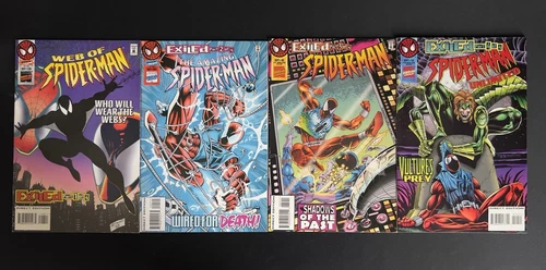 Complete Set Of Spider-Man Exiled Parts 1-4 Amazing Web Unlimited